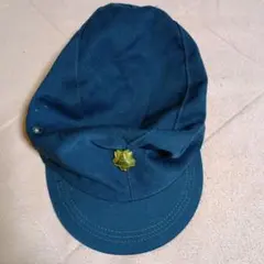 ネイビーキャップ 金色バッジ付き