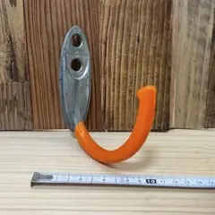 USA製 TORNADO ガレージフック壁掛け Jフック オレンジ DIY未使用