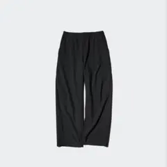 UNIQLO ジャージーカーブパンツ ブラック Lサイズ