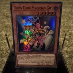《EU》【英語】1st トゥーンブラックマジシャンガール　遊戯王