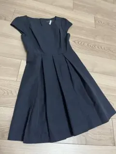 JILL STUART ネイビー ひざ丈ワンピース 半袖