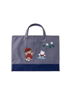 ファミリア デニムバッグ ブランコ楽しいね 2025年春夏