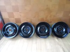 C239 14x5.5J ハブ径60 ホイール(ブラック) 14インチ 4本 C239 14x5.5J ハブ径60 ホイール(ブラック) 14インチ 4本 - メルカリ