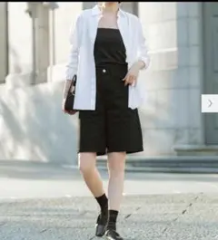 UNIQLO U デニムバミューダショーツ 25 ブラック