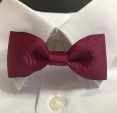 【446】蝶ネクタイ ワインレッド 発表会 入学式 卒園式 結婚式 七五三