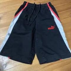 PUMA ハーフパンツ 130サイズ 黒/赤/灰