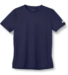 アシックス トレーニングウェア ドライ半袖シャツ XL ネイビー 2枚セット