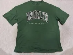 Tシャツ 綿 グリーン L