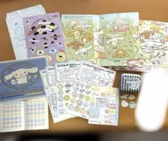 平成 레트로 시나모롤 シールセット シール缶 予定シール 当時物