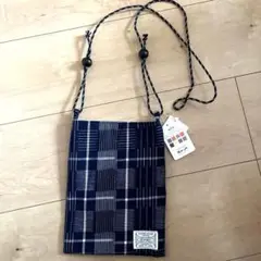 新品　儀右衛門　久留米絣　サコッシュ