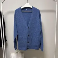 ニットカーディガン ブルーのサムネイル