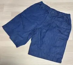 ワイルドシングス メンズ ハーフパンツ デニムショーツ Lサイズ デニム柄 新品のサムネイル