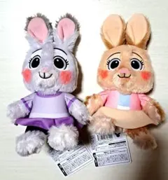 ★ズートピア FukuFuku ぬいぐるみ 〜ジュディファミリー〜　2種セット