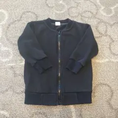 パーカー トレーナー 裏起毛 100 ブラック