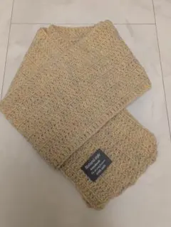 ハンドメイドマフラー 黄色