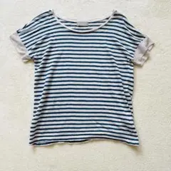 ＊新品・未使用＊ タグ付き MARGARET HOWELL ボーダーカットソー 2025未使用タグ付きマーガレットハウエル Tシャツ 半袖 ボーダー