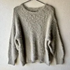 【未使用級品★】earth music&ecology ベージュ　ニット フリー