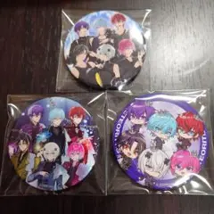 めておら　全員集合缶バッジ