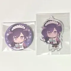 プロセカ 朝比奈まふゆ アニカフェ アクスタ 缶バッジ