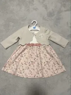 激カワ！バブルブーン　フォーマルワンピース　花柄　ピンク　80センチのサムネイル