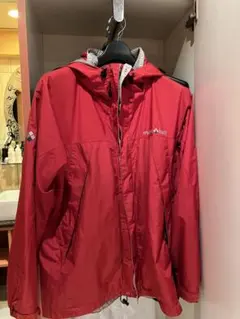 mont-bell 赤 フード付きジャケット