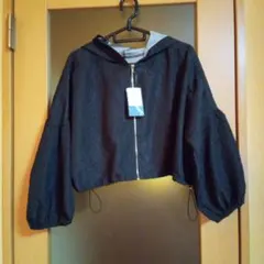 パパヴェル★Papaver★フード付き★クロップドジャケット★新品タグ付き★М