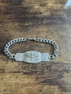 WW2 1940s IDブレスレット sterling シルバー スイートハート - メルカリ