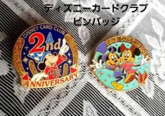 ディズニー　ピンバッジ　2個セット　ピンバッチ　非売品　ミッキー　ミニー