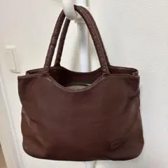 IBIZA イビサ レザー ハンドバッグ ブラウンとエコバッグのサムネイル