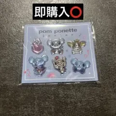 ナルミヤキャラクターズ オリジナルぷっくりシール セブン限定　ポンポネット