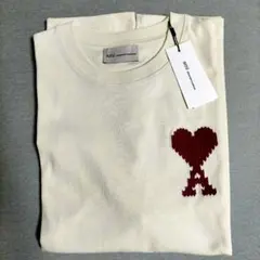 【新品未使用】アミパリス　Tシャツ　白　M　AMI PARISのサムネイル