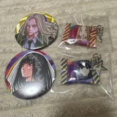 サカモトデイズ 神々廻 大佛 コレクション缶バッジ シャカシャカキーホルダー