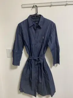 POLO スリムフィット シャツワンピース