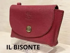 ［極美品］IL BISONTE レザー 小物入れポーチのサムネイル
