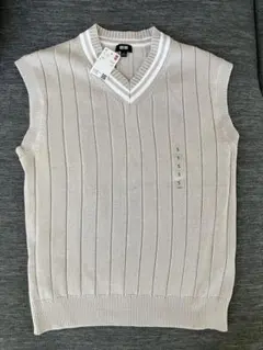 UNIQLO ウォッシャブルオーバーサイズVネックベスト【新品・未使用】【S】