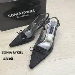 SONIA RYKIEL ソニア リキエル バックストラップ パンプス 22.5のサムネイル