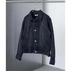 ダークグレー デニムジャケット