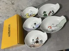 【新品未使用】ムーミン 陶器製ボウル ムーミン サラダボウル 皿✨4個セット 新品未使用 - メルカリ