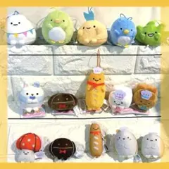 すみっコぐらし新旧パン店長＆まめマスターマスコットコンプリートその他