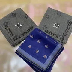 Roberta Camerino 2枚　 NINO CERRUTI 1枚ハンカチ