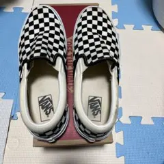 VANS チェッカーパターン スリッポン 26.5