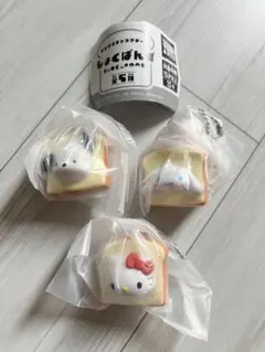 サンリオ キャラクターズ しょくぱんず 3点 キティ ポチャッコ シナモロールのサムネイル