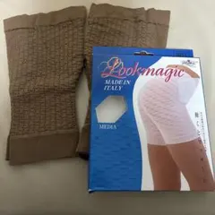 Lookmagic メディア 3分丈ベージュ二枚