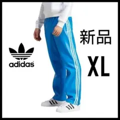 新品★青★XL★フェイクレザールーズファイヤーバードトラックパンツ★男女兼用