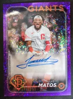 2024 Topps MLB Luis Matos Auto RC 299枚限定