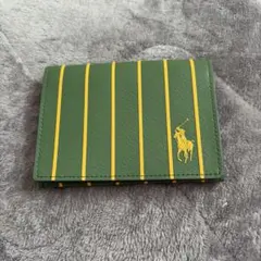 Polo Ralph Lauren ストライプ カードケース　美品