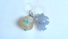 ポケピース めじるしガチャマスコット モクロー ニャスパー - メルカリ