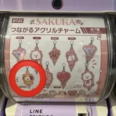 CHIMMY BT21 つながるアクリルチャーム Sakura ジミン