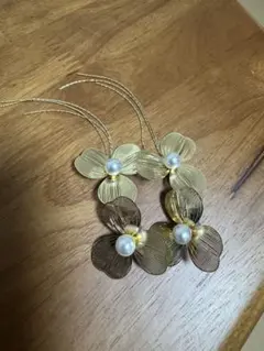 花形イヤリング