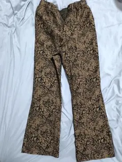 qp様専用　JEANASIS　パンツ　ブラウン ゴールド